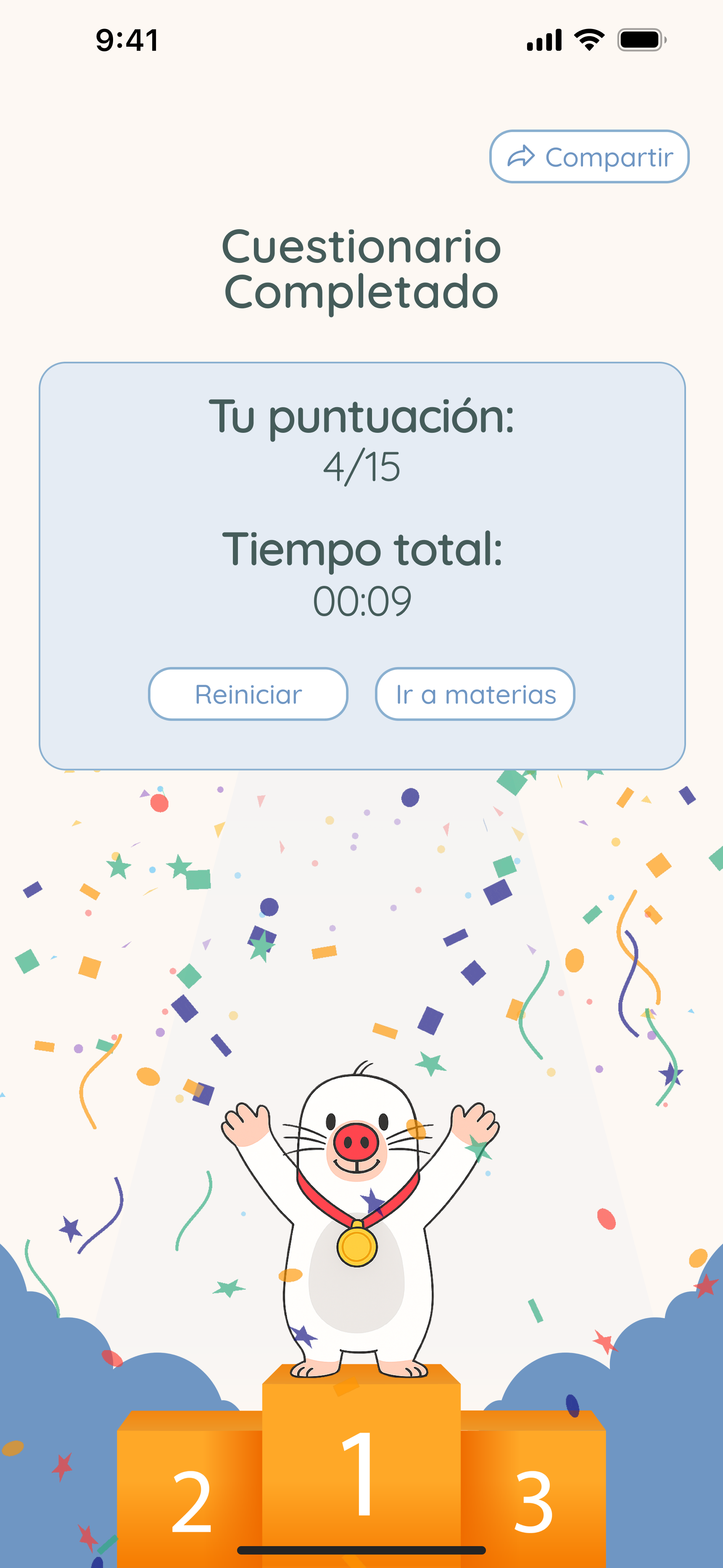 Quiz completado